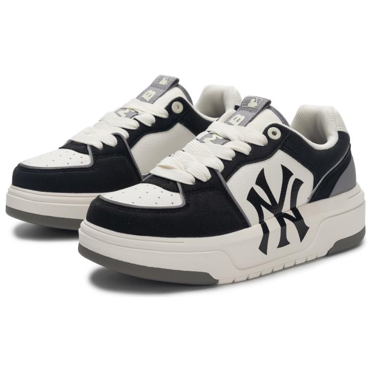 MLB Chunky Liner Anti-Slip Wear-Resistant Low-Top Skateboard Shoes Unisex Black