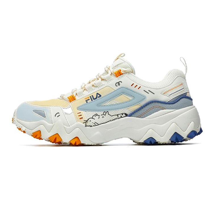 FILA Oakmont Casual Shoes Men Low-Top White Yellow/Blue