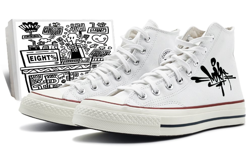 Converse 1970s Chuck Taylor High-Top Canvas Shoes Unisex Ecru