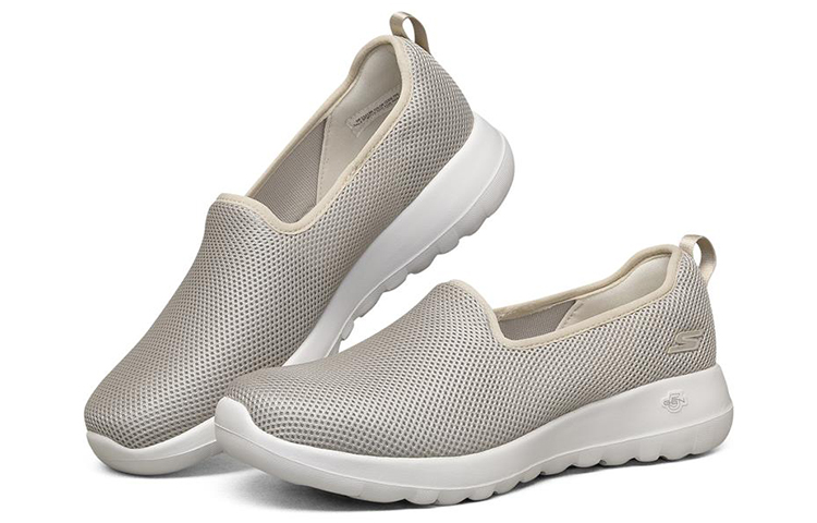 Skechers Go Walk Joy Slip On Shoes Gray/Chestnut Women's купить в интернет-магазине Yoocart с быстрой доставкой по России.