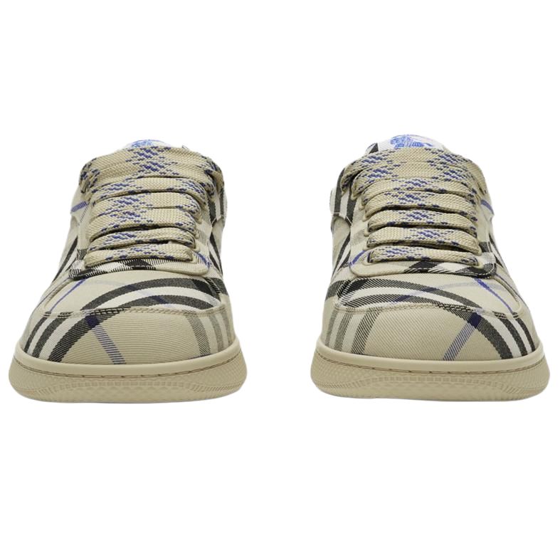 Burberry Terrace Plaid Low top Skateboard Shoes Men's Blue купить в интернет-магазине Yoocart с быстрой доставкой по России.