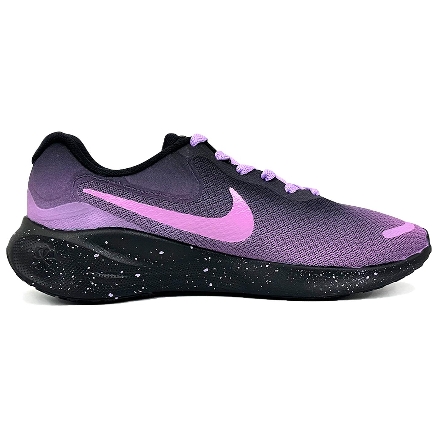 Nike REVOLUTION 7 Support Low Top Running Shoes Unisex Violet