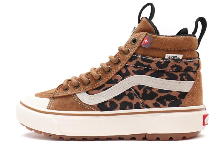 Vans Unisex SK8 Hi MTE 2 High Top Sneakers Brown Leopard 'Brown Black White'