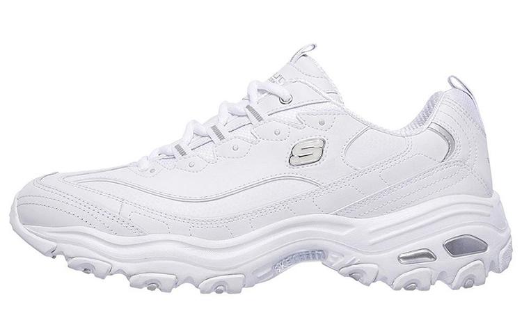 Skechers D'Lites 1.0 Low Top Running Shoes White