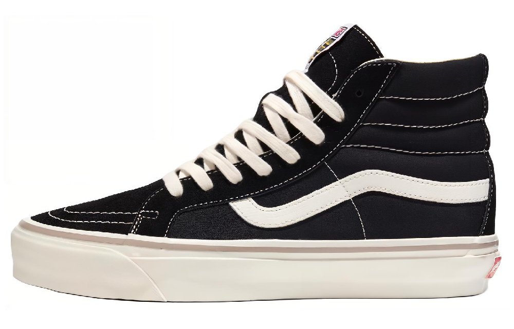 Vans SK8 Skate-Hi Reissue 38 Cushioning Wear-Resistant High-Top Skateboard Shoes Unisex Black White