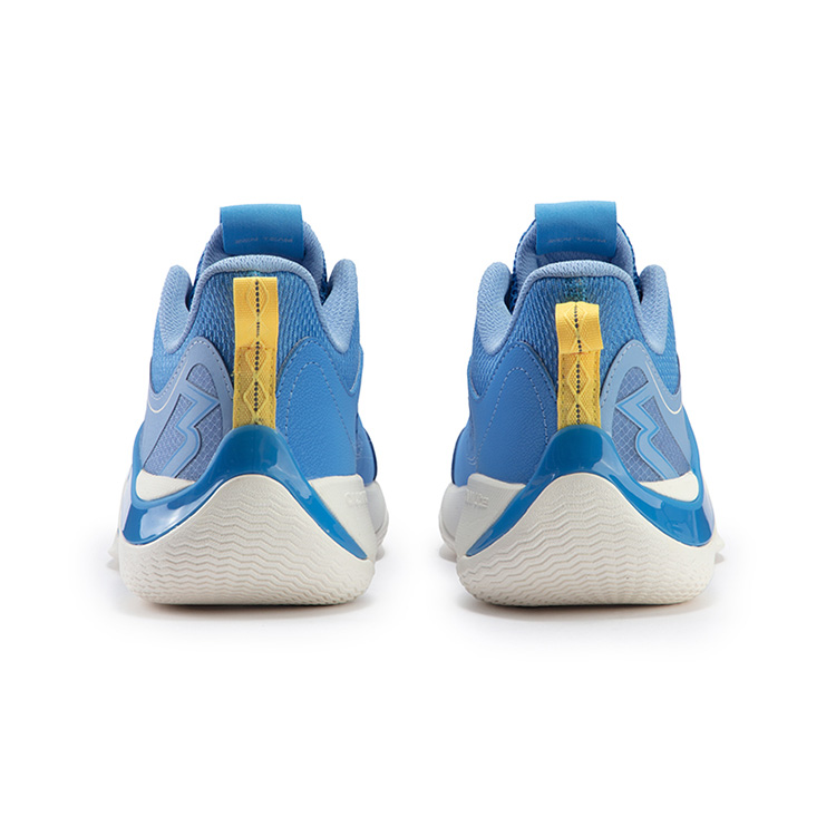 361° Zen TEAM Denver Cushioning Anti-Slip And Wear-Resistant Low-Top Basketball Shoes Men's Light Cobalt Blue