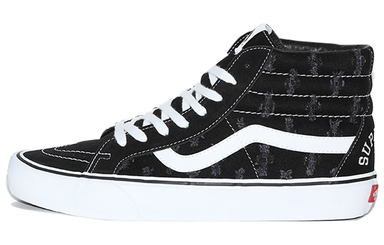 Vans Sk8 Hi Supreme Hole Punch Denim Black