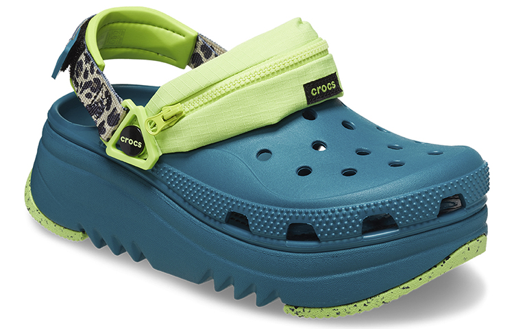 Crocs Hiker Xscape Animal Print Clog 'Teal Green' купить в интернет-магазине Yoocart с быстрой доставкой по России.