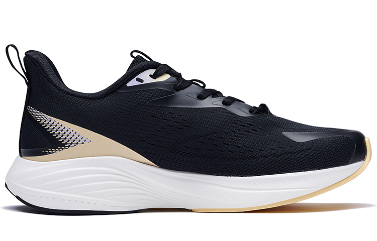 361° Slip Resistant Cushioning And Breathable Low Top Running Shoes Women's Black Purple