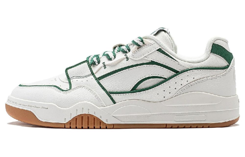 LiNing Yuebai Wear-resistant And Lightweight Low-Top Skateboard Shoes Women's White Green