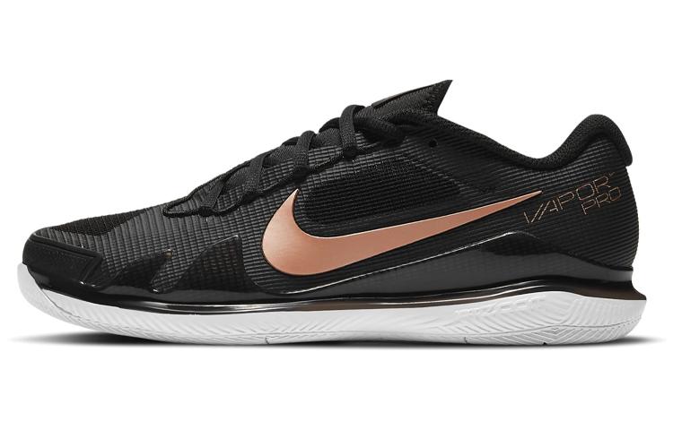 Nike Court Air Zoom Vapor Pro Hc Black Metallic Gold Women's