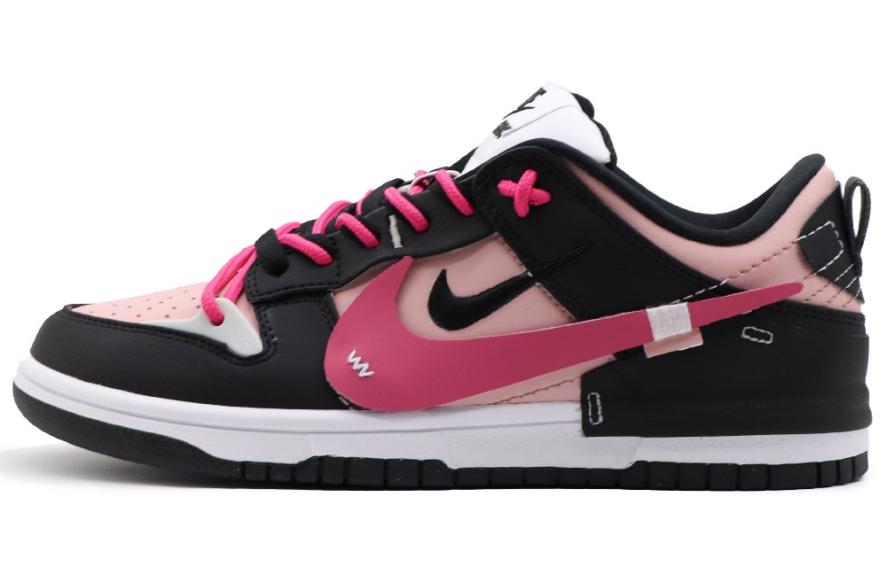 Nike Dunk Disrupt 2 Anti-Slip Wear-Resistant Low-Top Skateboard Shoes Women's Black Pink