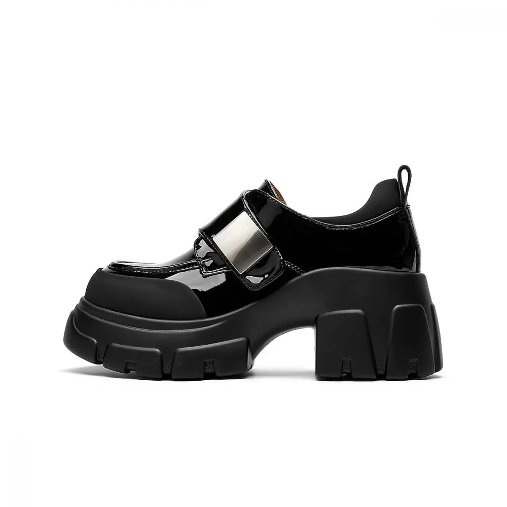 EBLAN Loafers 7cm Women's Black