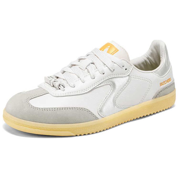Skechers Low Top Skateboard Shoes Women's White Yellow