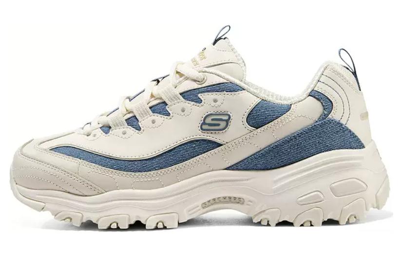 Skechers D'LITES 1.0 'White Blue' Women's