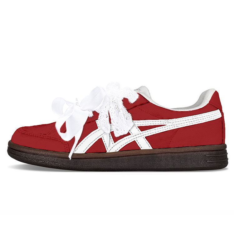 Onitsuka Tiger Advanti Low Top Skateboard Shoes Unisex Scarlet