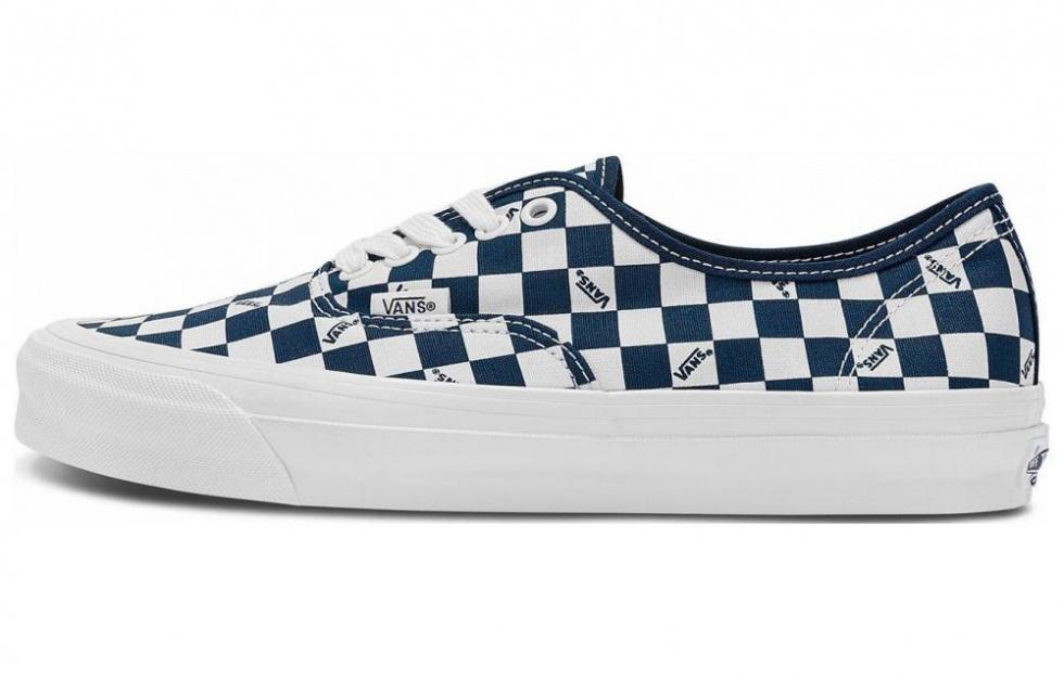 Vans Vault Og Authentic Lx Checkerboard Blue White