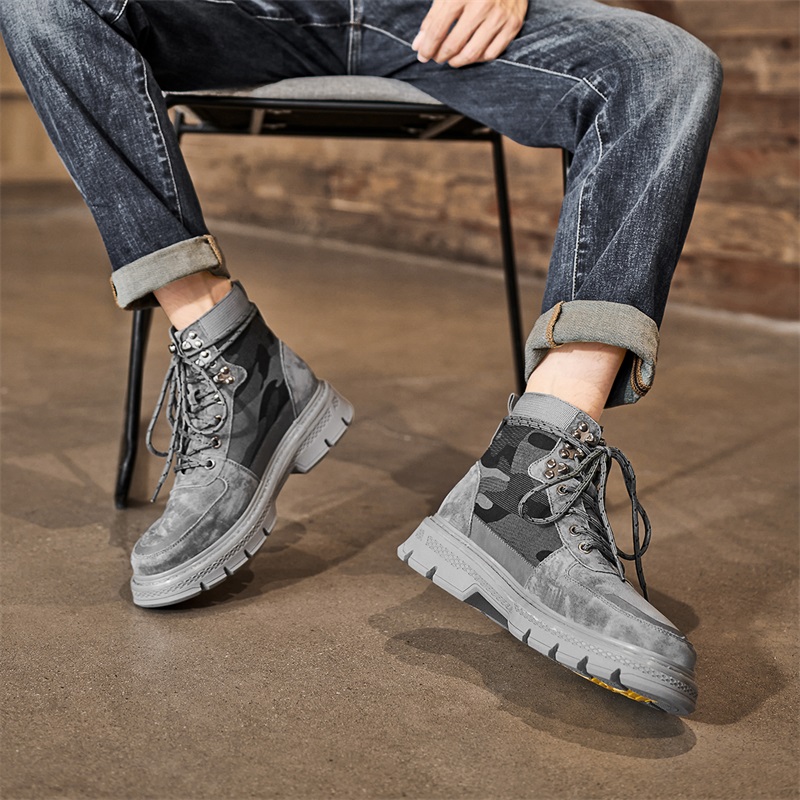 Jeep Short Outdoor Boots Men's Gray купить в интернет-магазине Yoocart с быстрой доставкой по России.