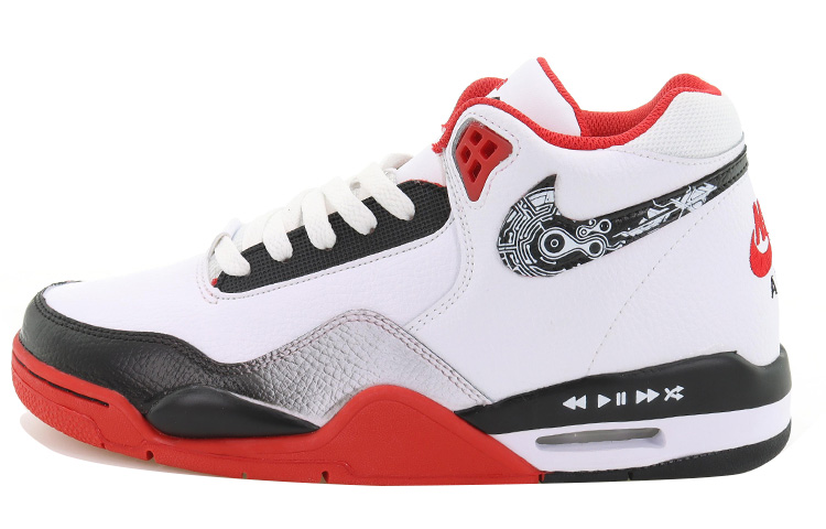 Nike Flight Legacy High-Top Vintage Basketball Shoes Unisex Red White