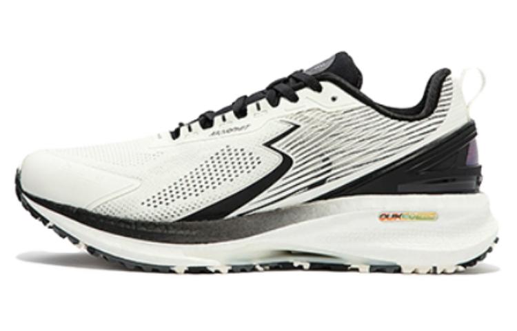 361° Cushioned Slip-Resistant Low-Top Casual Shoes Men's Feather White/Obsidian Black