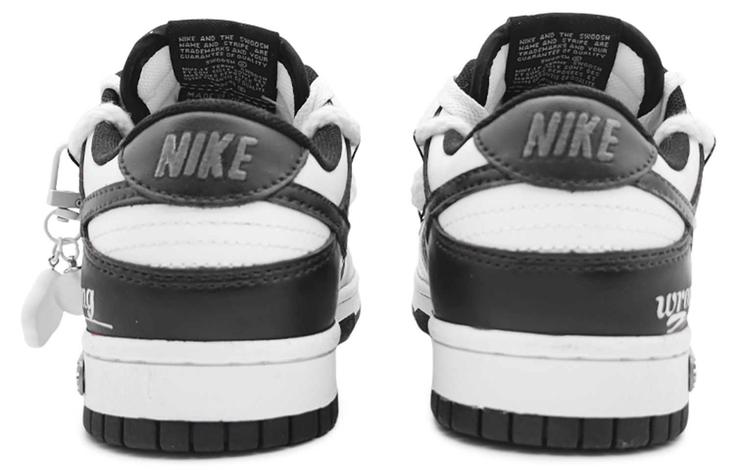 Nike Dunk Low 'Black' Panda Low-Top Skateboard Shoes GS Silver Gray купить в интернет-магазине Yoocart с быстрой доставкой по России.