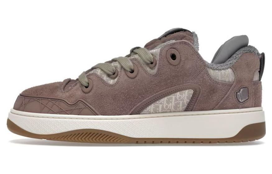 DIOR B9S Skater Erl Lilac Suede And DIOR Oblique Jacquard