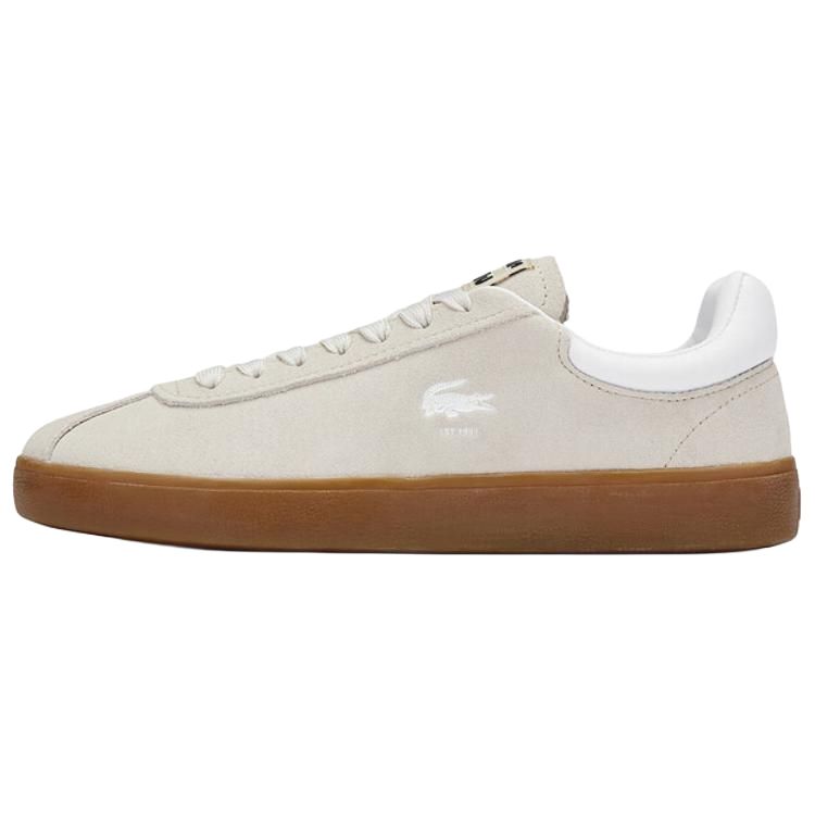LACOSTE Low Top Skateboard Shoes Women's Beige