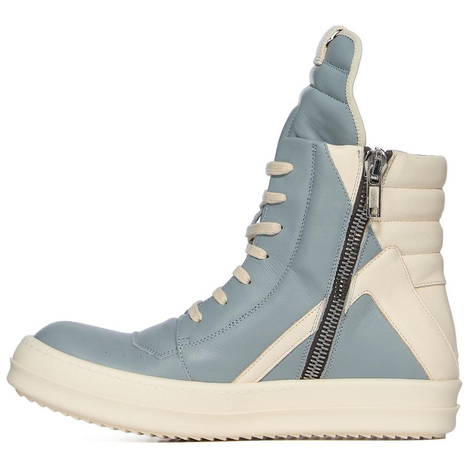 RICK OWENS/RO GEOBASKET High-Top Skateboard Shoes Women's Light Blue