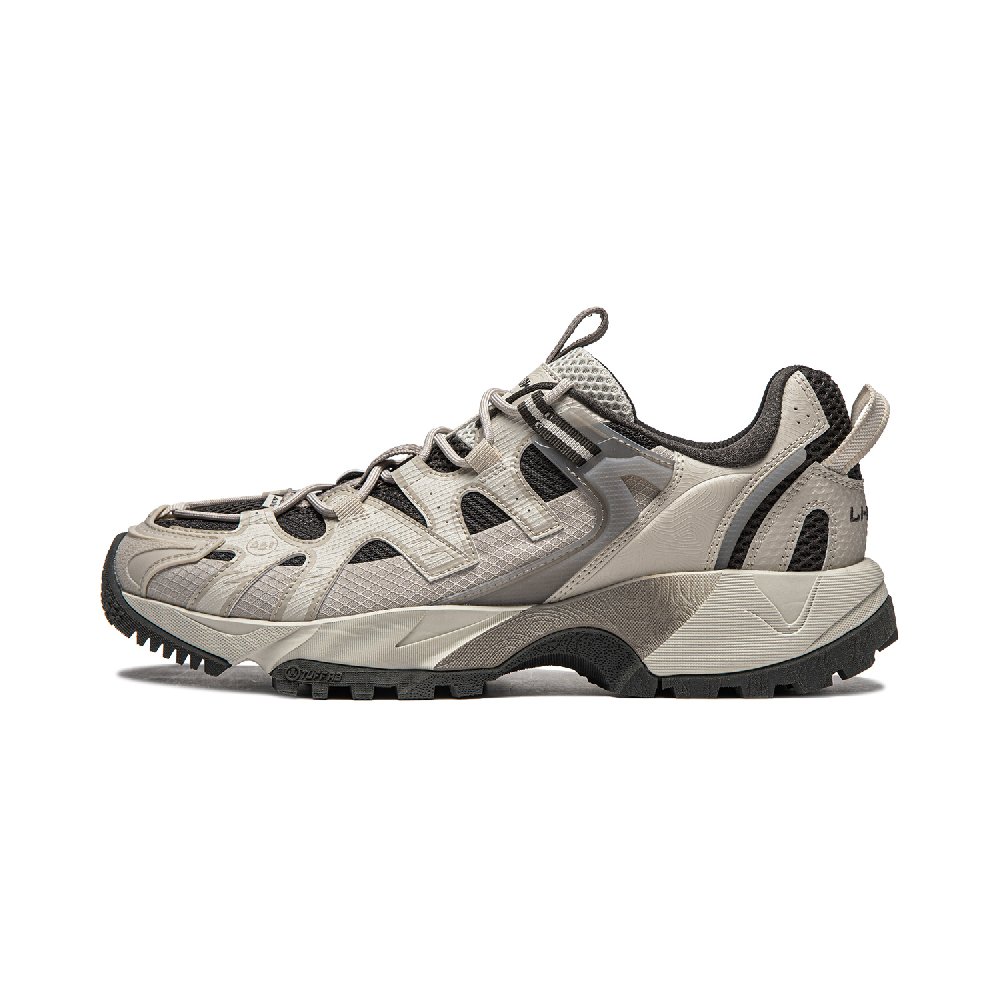 LiNing Outdoor CF Tracing, Hiking Wild Cushioning, Wear Resistant Low top Casual Shoes Men's Gray