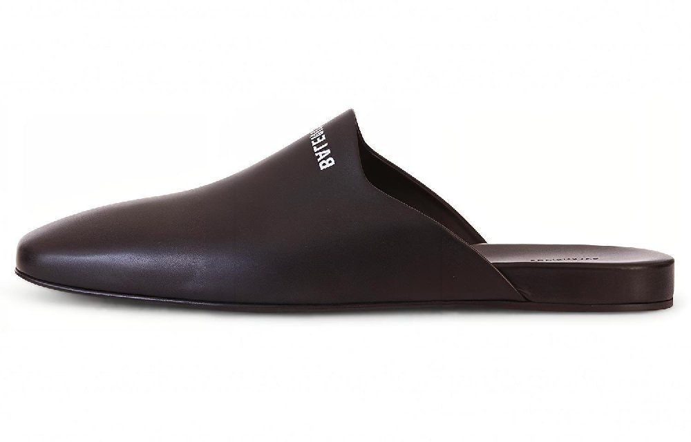 Balenciaga Cosy Mules Black Leather
