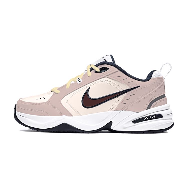 Nike Air Monarch 4 Anti-Slip Wear-Resistant Low-Top Chunky Sneakers Unisex Brown