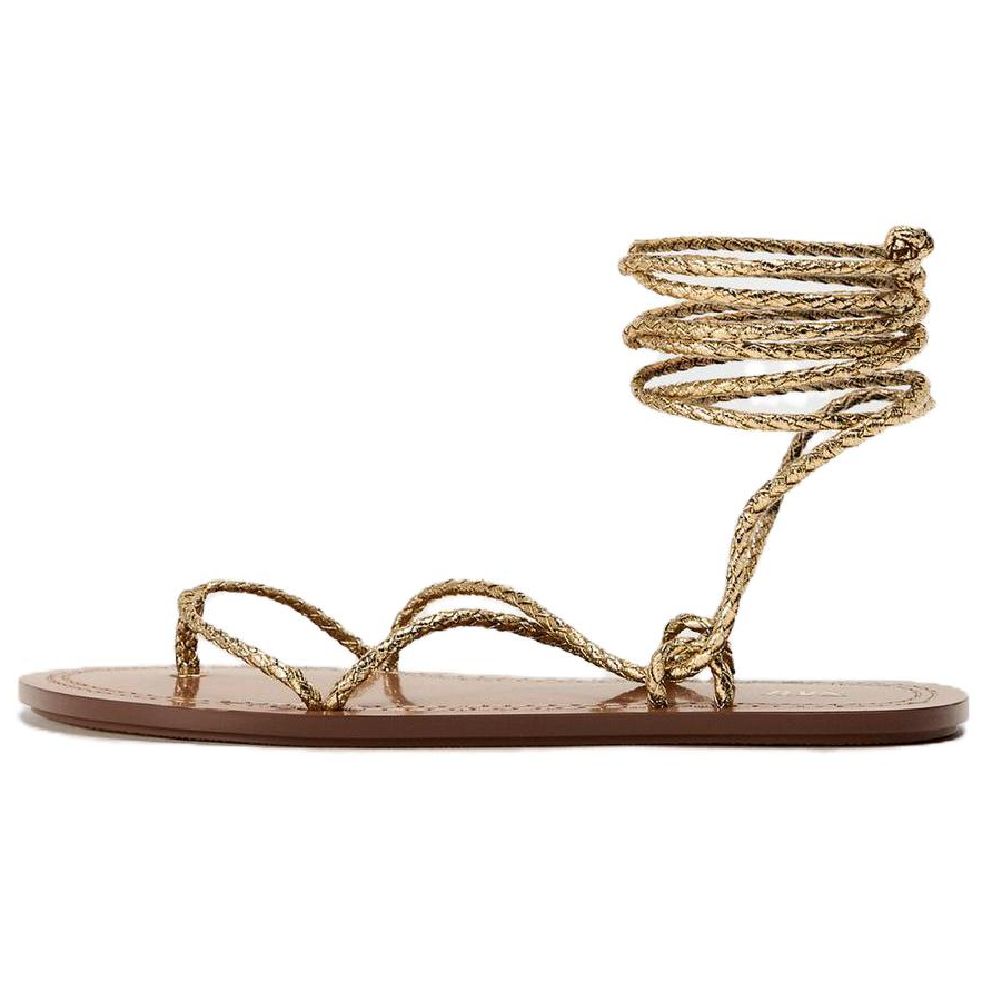 ZARA Roman Sandals Women's Gold