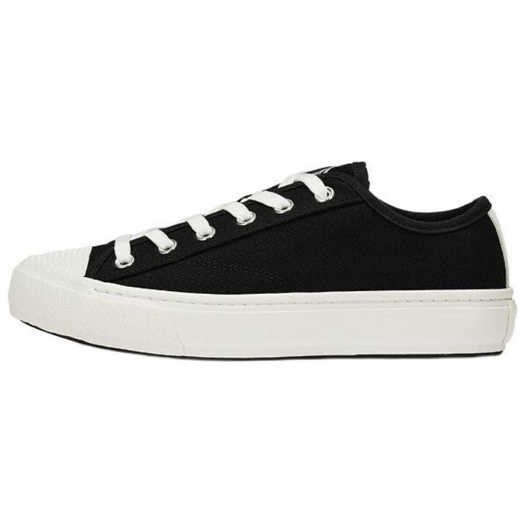 LACOSTE Low-Top Canvas Shoes Men's Black