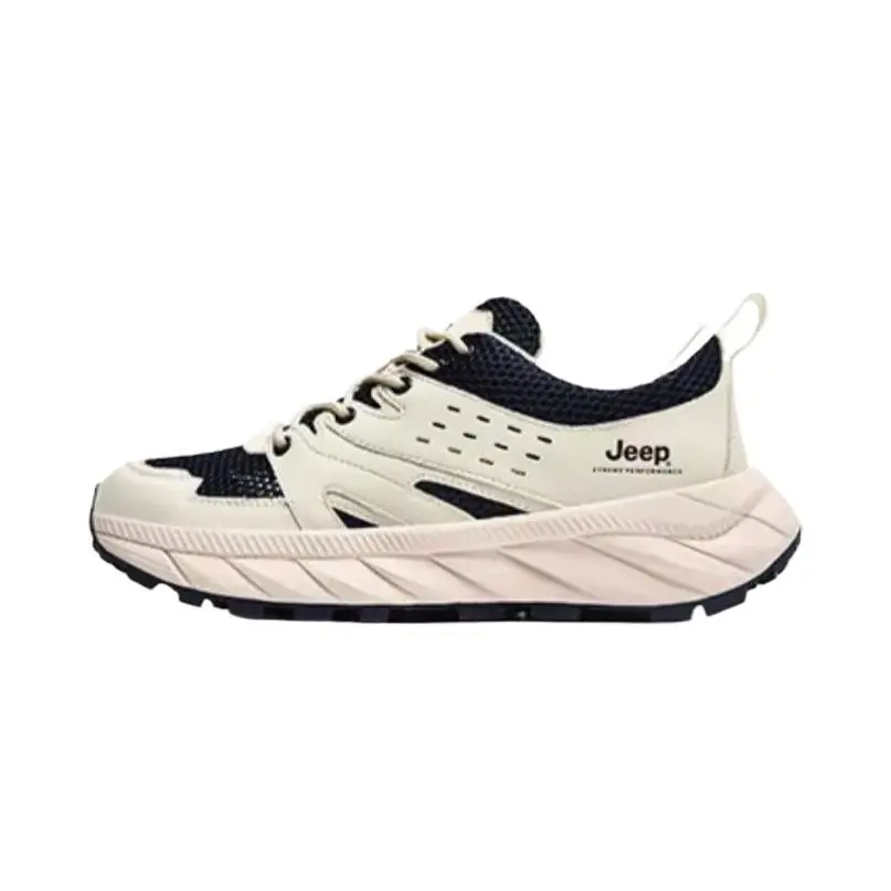 Jeep Low Top Hiking Shoes Unisex Blue White