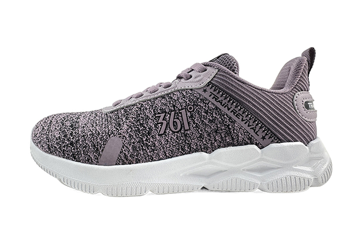 361° Lightweight And Wear resistant Low Top Sports Casual Shoes Women's Haze Purple