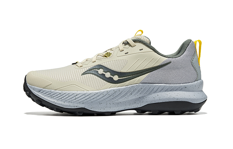 Saucony Low-Top Running Shoes Men's Light Gray Black