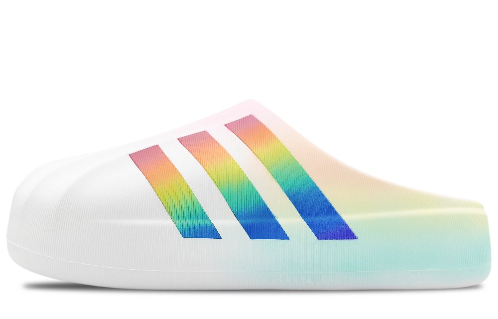 Adidas Originals AdiFOM Superstar Odor-Resistant Wrap-toe Slippers Unisex White Pink