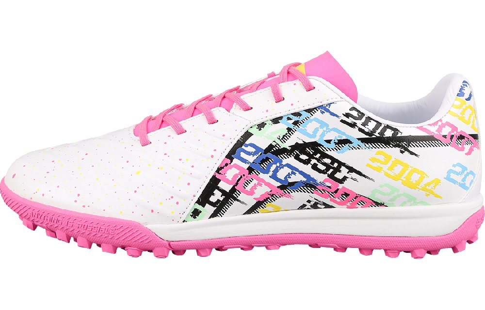 LiNing TF Rubber Broken Studs Artificial Ground Cushioning Soccer Training Shoes Unisex
