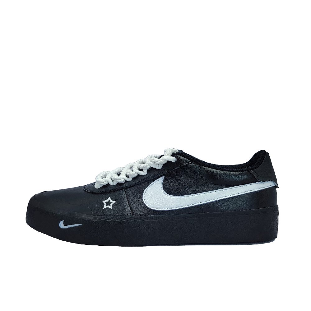 Nike Court Shot Low Top Skateboard Shoes Men's Black