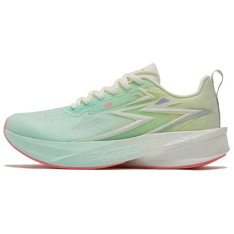 361° Anti Slip Wear Resistant Low Top Casual Running Shoes Women's Green Yellow