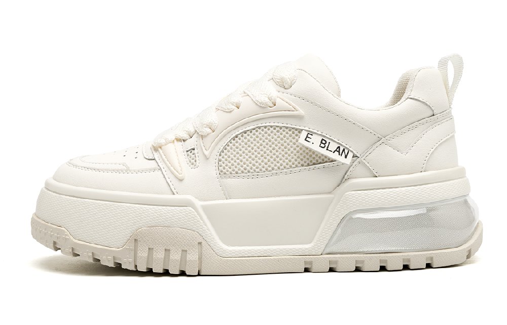 EBLAN Low-Top Skateboard Shoes Women's White