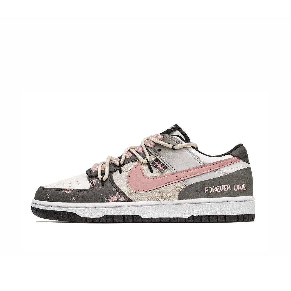 Nike Dunk San River, Critical Moment Abrasion Resistant Low Top Skateboard Shoes Men's Brown Pink