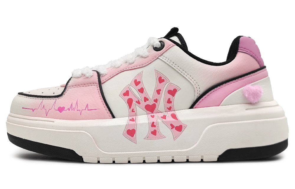 MLB Chunky Liner Low-Top Skateboard Shoes Unisex Pink