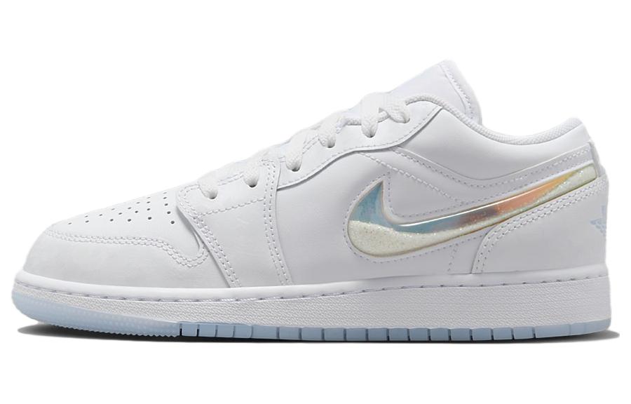 Jordan Air Jordan 1 Wear-Resistant Slip-Resistant Low-Top Vintage Basketball Shoes Women's White купить в интернет-магазине Yoocart с быстрой доставкой по России.