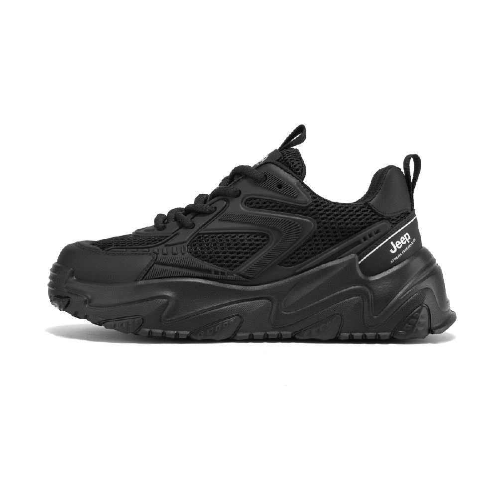 Jeep Slip Resistant, Abrasion Resistant, Breathable Low Top Casual Shoes Men's Black