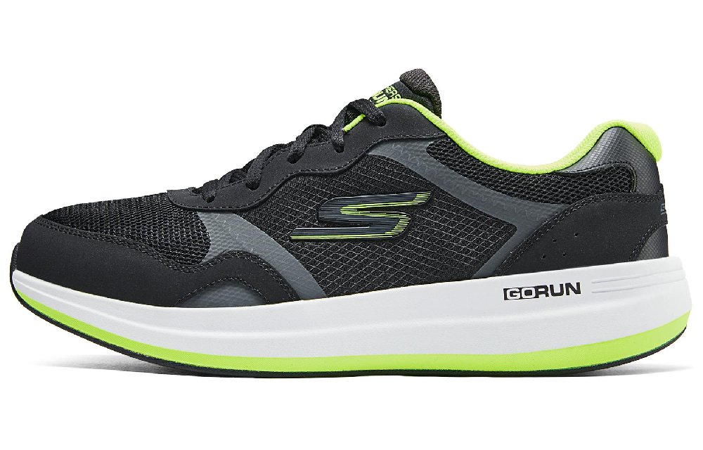 Skechers Go Run Pulse Cushioning Wear-Resistant Low-Top Running Shoes Men's Black