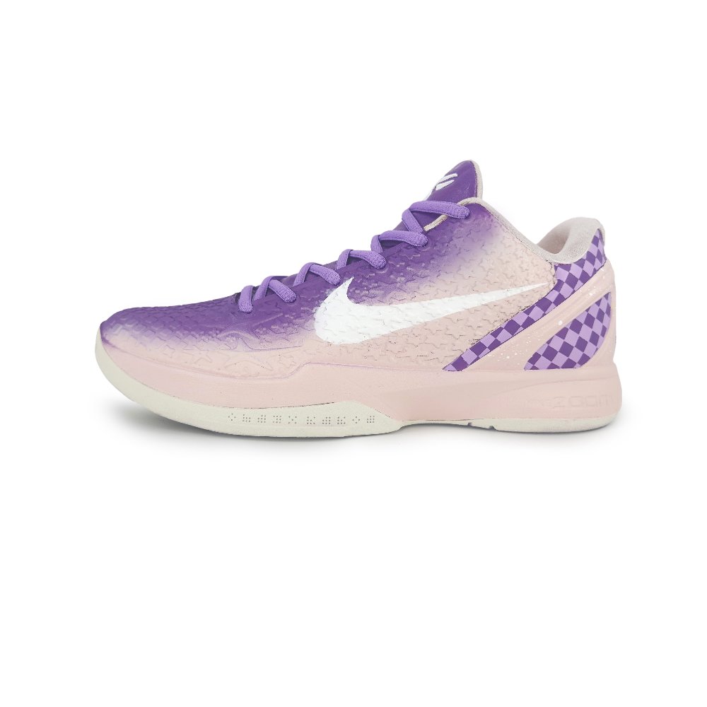 Nike Zoom Kobe 6 Dream Mirror Cushioning, Wear Resistant Low Top Basketball Shoes Men's Pink Purple