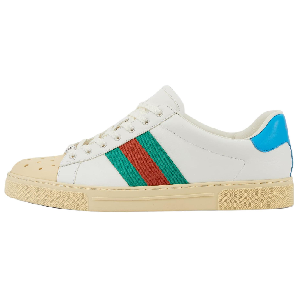 GUCCI Ace Skateboard Shoes Men Low-Top White