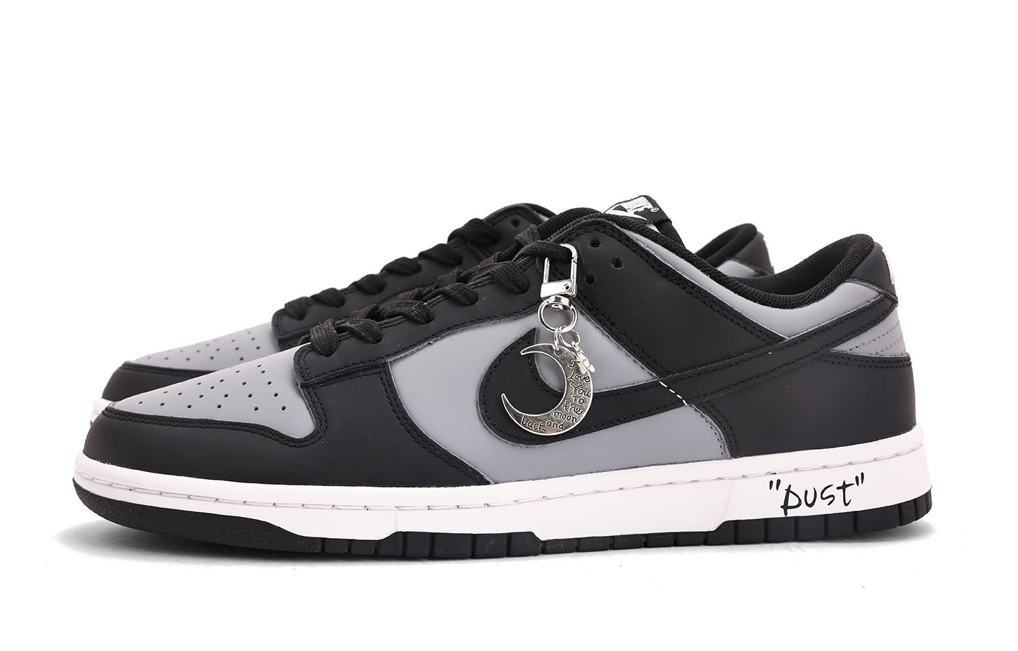 Nike Dunk Coverage Slip Resistant And Abrasion Resistant Low top Skateboard Shoes Unisex Black Gray купить в интернет-магазине Yoocart с быстрой доставкой по России.