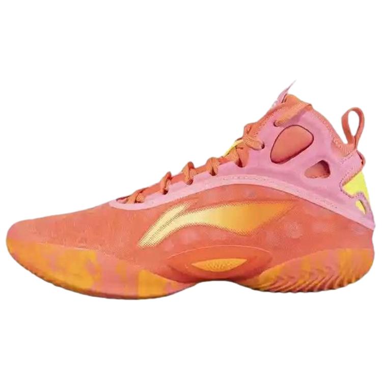 LiNing ChaoShuai 19 Cushioning, Wear Resistant Low Top LINING Light Rebound Technology Basketball Shoes Men's Orange